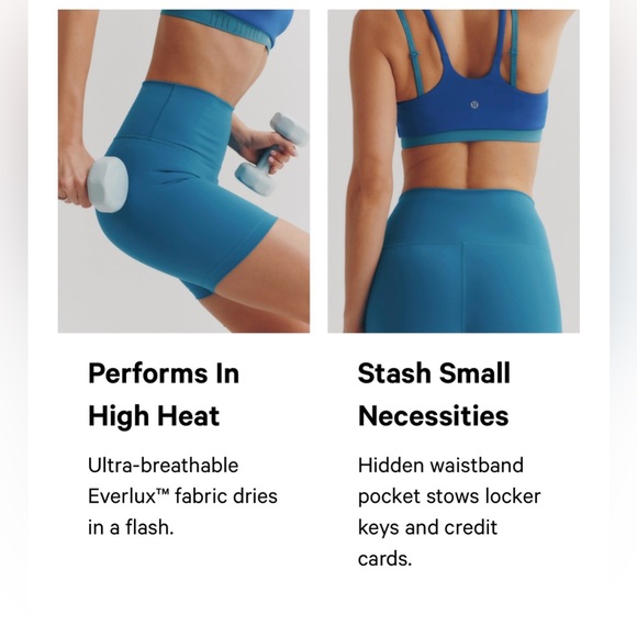 Lululemon Wunder Train High-Rise Short 8” Size 6 - Picture 9 of 12